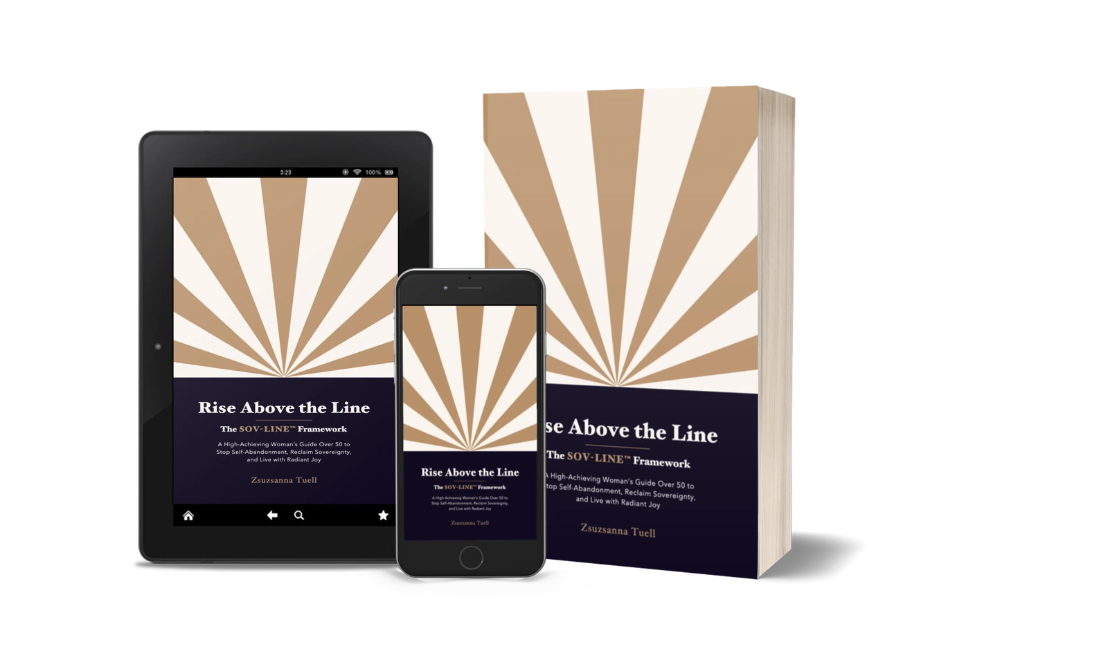 Rise Above the Line, by Zsuzsanna Tuell — available as eBook and paperback